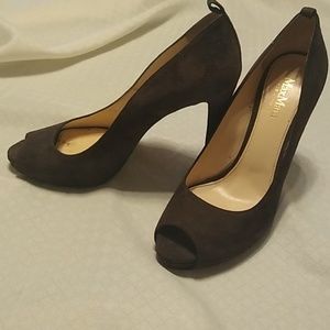 MaxMara Brown Suede Heels